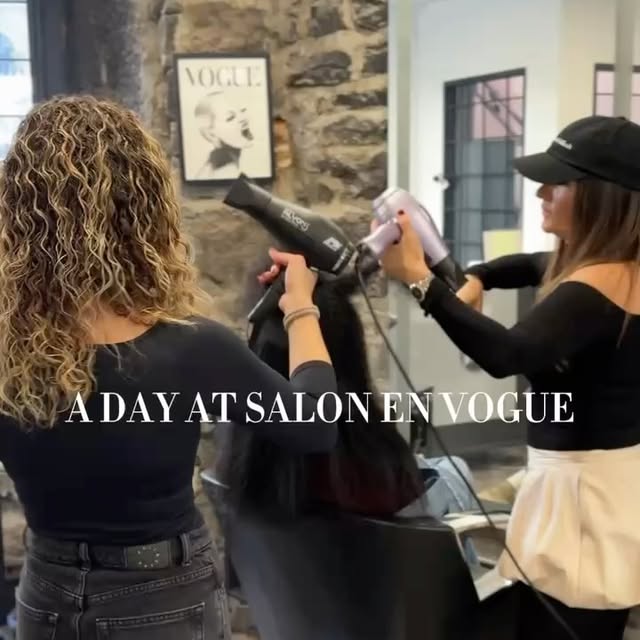 Salon en Vogue Montréal, Soin à la kératine pour des cheveux lisses et sans frisottis