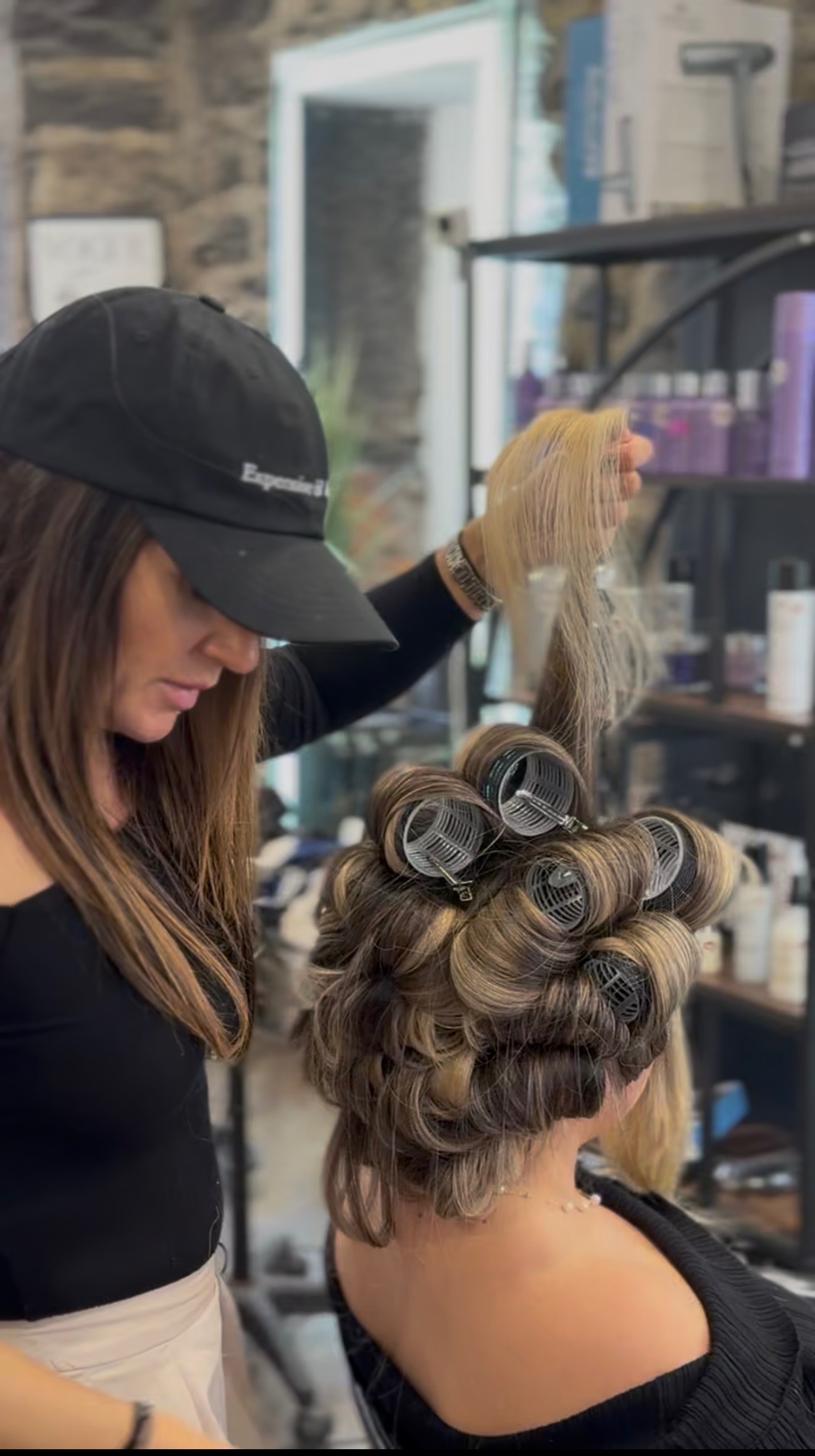 Mise en plis professionnelle